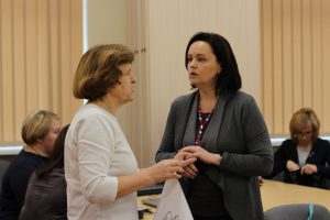 Prof. Valentina Dagienė ir Liucija Jasiukevičienė